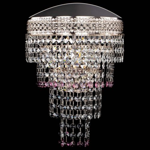 Бра Венеция Капель оптикон розовая в Кирове Гусь Хрустальный