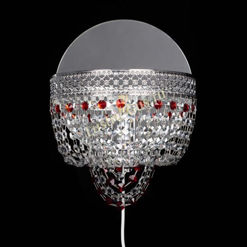 Бра Венеция оптикон красная в Кирове Гусь Хрустальный