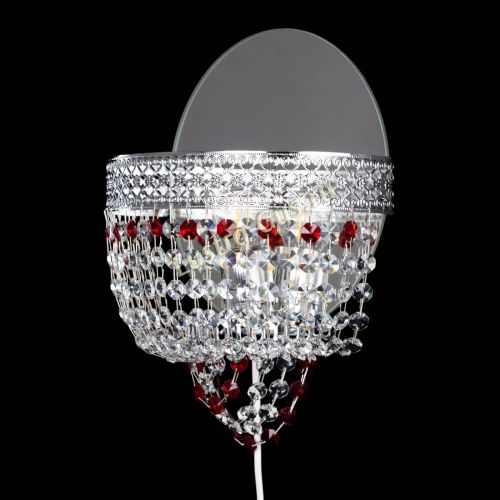 Бра Венеция оптикон красная в Кирове Гусь Хрустальный