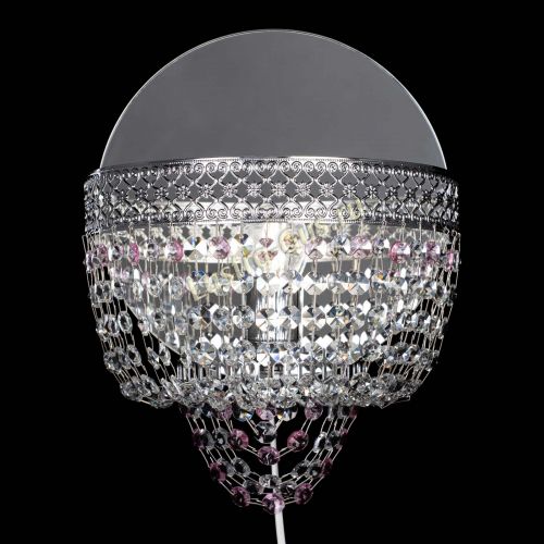 Бра Венеция оптикон розовая в Кирове Гусь Хрустальный