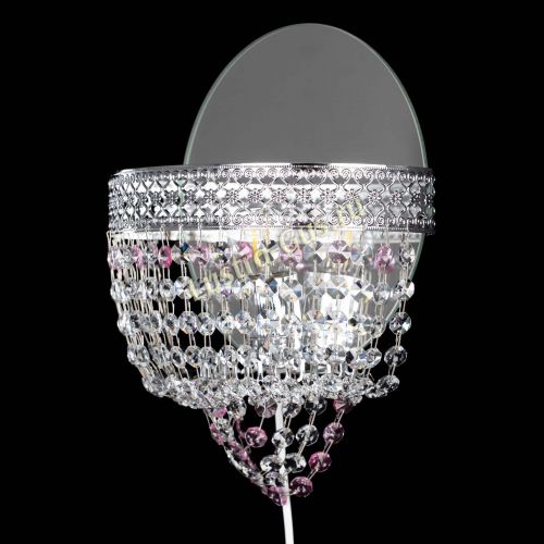 Бра Венеция оптикон розовая в Кирове Гусь Хрустальный