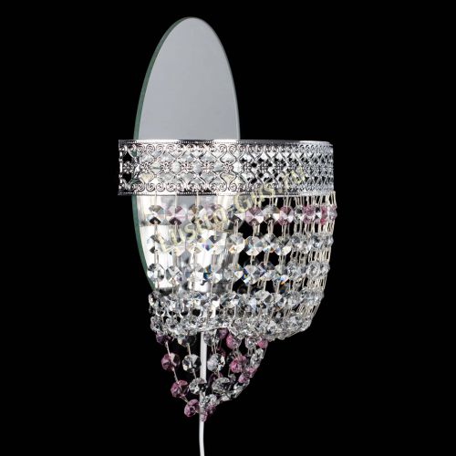 Бра Венеция оптикон розовая в Кирове Гусь Хрустальный