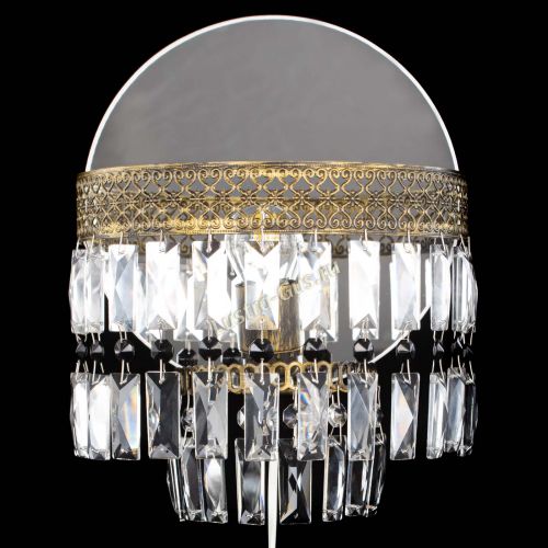 Бра Венеция Пластинка под бронзу Черная в Кирове Гусь Хрустальный