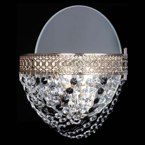 Бра Венеция Сетка черная в Кирове Гусь Хрустальный