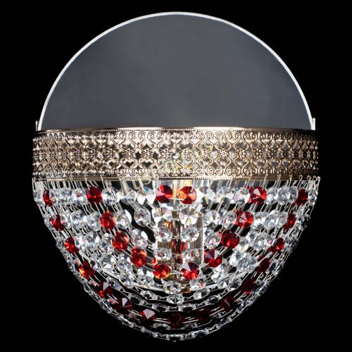 Бра Венеция Сетка красная в Кирове Гусь Хрустальный