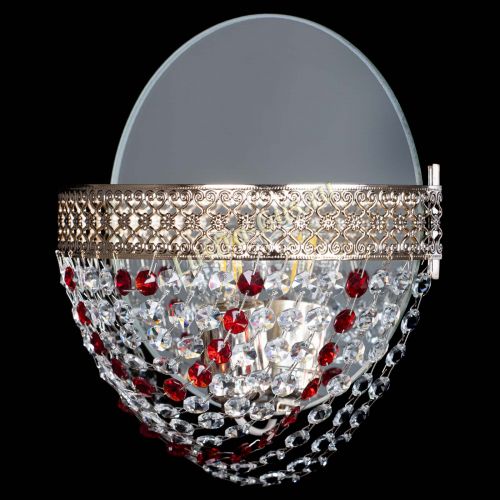 Бра Венеция Сетка красная в Кирове Гусь Хрустальный