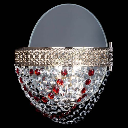 Бра Венеция Сетка красная в Кирове Гусь Хрустальный