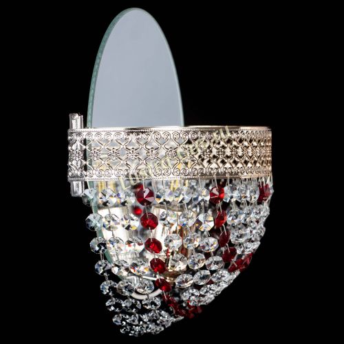 Бра Венеция Сетка красная в Кирове Гусь Хрустальный