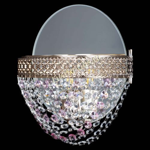 Бра Венеция Сетка розовая в Кирове Гусь Хрустальный