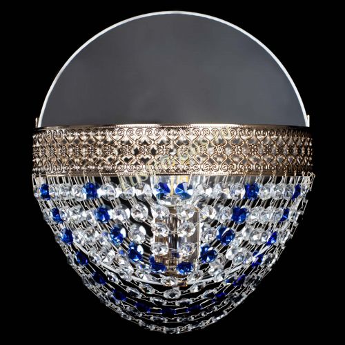 Бра Венеция Сетка синяя в Кирове Гусь Хрустальный