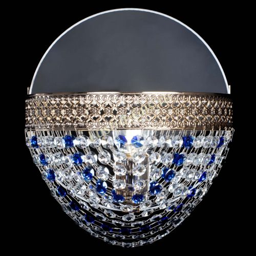 Бра Венеция Сетка синяя в Кирове Гусь Хрустальный