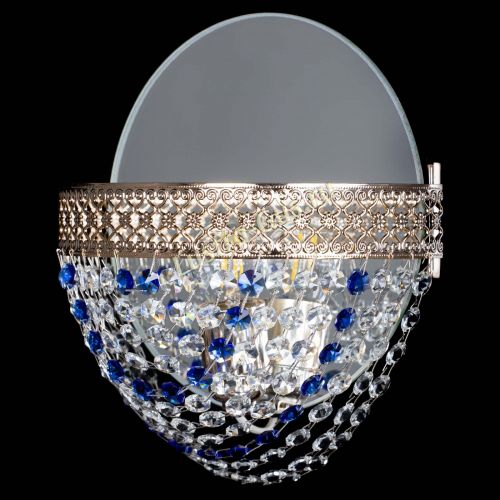 Бра Венеция Сетка синяя в Кирове Гусь Хрустальный