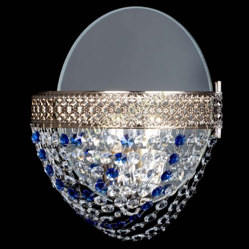 Бра Венеция Сетка синяя в Кирове Гусь Хрустальный