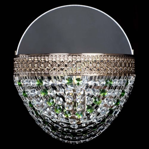 Бра Венеция Сетка зеленая в Кирове Гусь Хрустальный