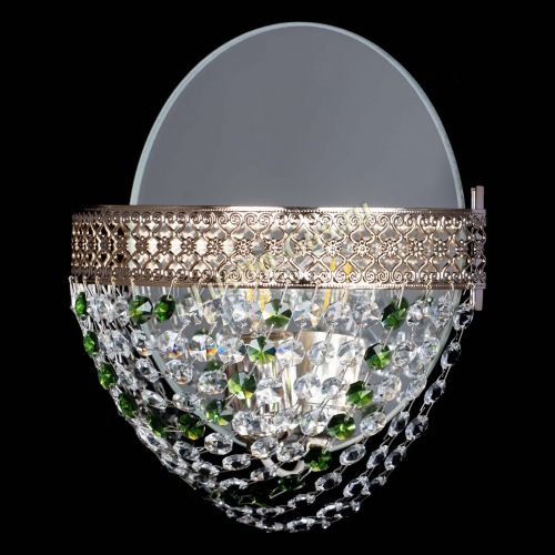 Бра Венеция Сетка зеленая в Кирове Гусь Хрустальный