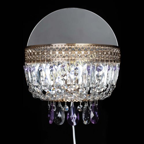 Бра Венеция фиолетовая в Кирове Гусь Хрустальный