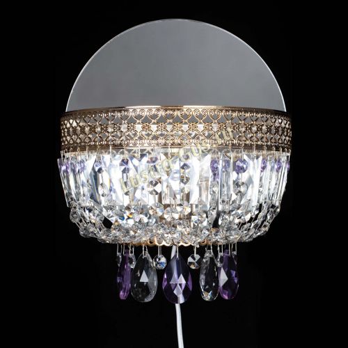 Бра Венеция фиолетовая в Кирове Гусь Хрустальный