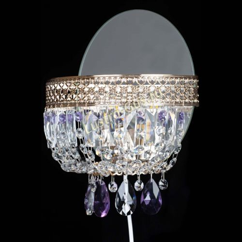 Бра Венеция фиолетовая в Кирове Гусь Хрустальный