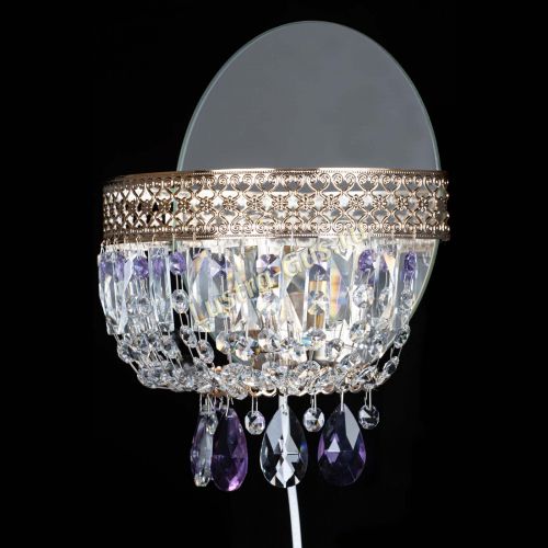 Бра Венеция фиолетовая в Кирове Гусь Хрустальный
