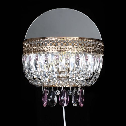 Бра Венеция розовая в Кирове Гусь Хрустальный