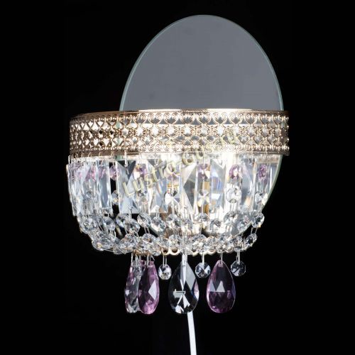 Бра Венеция розовая в Кирове Гусь Хрустальный