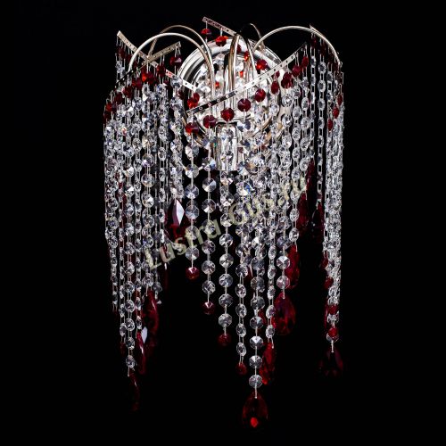 Бра Виноград №4 красная в Кирове Гусь Хрустальный