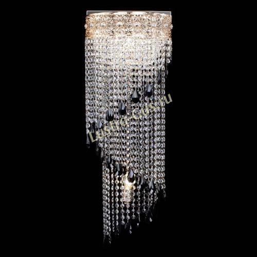 Бра Восток каскад №2 черная в Кирове Гусь Хрустальный