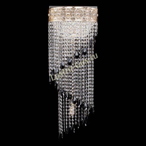 Бра Восток каскад №2 черная в Кирове Гусь Хрустальный