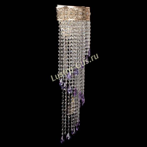 Бра Восток каскад №2 фиолетовая в Кирове Гусь Хрустальный