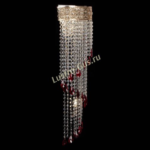 Бра Восток каскад №2 красная в Кирове Гусь Хрустальный