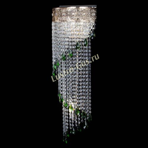 Бра Восток каскад №2 зеленая в Кирове Гусь Хрустальный