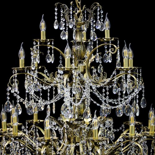 Люстра бронзовая Афина №21 в Кирове Гусь Хрустальный