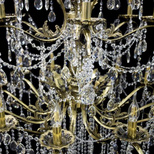 Люстра бронзовая Афина №21 в Кирове Гусь Хрустальный