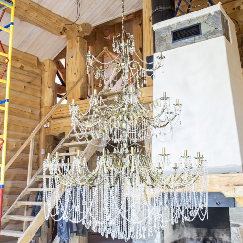 Люстра бронзовая Афина №35 в Кирове Гусь Хрустальный