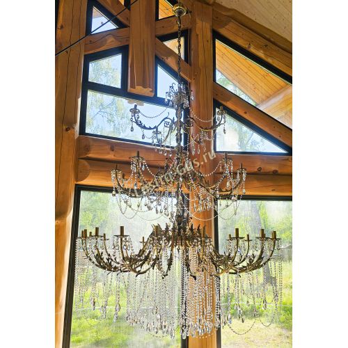 Люстра бронзовая Афина №35 в Кирове Гусь Хрустальный