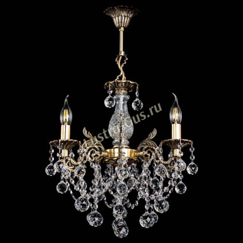 Люстра бронзовая Алфея №3/1 Шар в Кирове Гусь Хрустальный