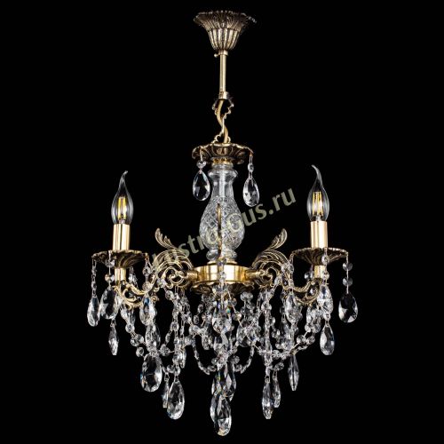 Люстра бронзовая Алфея №3/1 Журавлик в Кирове Гусь Хрустальный