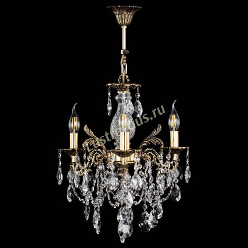 Люстра бронзовая Алфея №3/1 Звездочка в Кирове Гусь Хрустальный