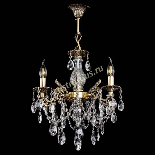 Люстра бронзовая Алфея №3/1 Звездочка в Кирове Гусь Хрустальный