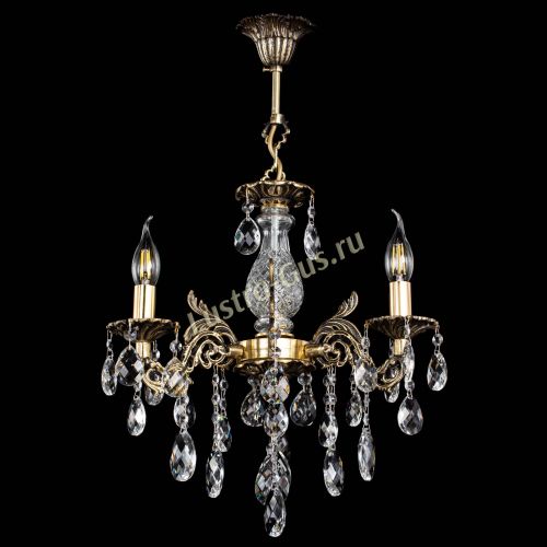 Люстра бронзовая Алфея №3/2 Баден в Кирове Гусь Хрустальный