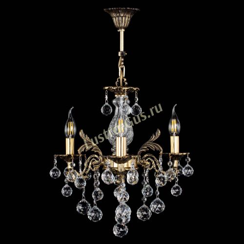 Люстра бронзовая Алфея №3/2 Шар в Кирове Гусь Хрустальный