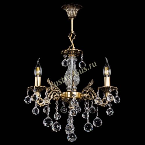 Люстра бронзовая Алфея №3/2 Шар в Кирове Гусь Хрустальный