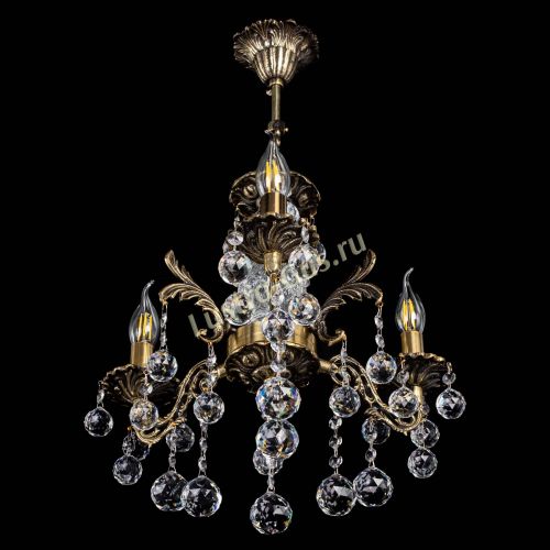 Люстра бронзовая Алфея №3/2 Шар в Кирове Гусь Хрустальный