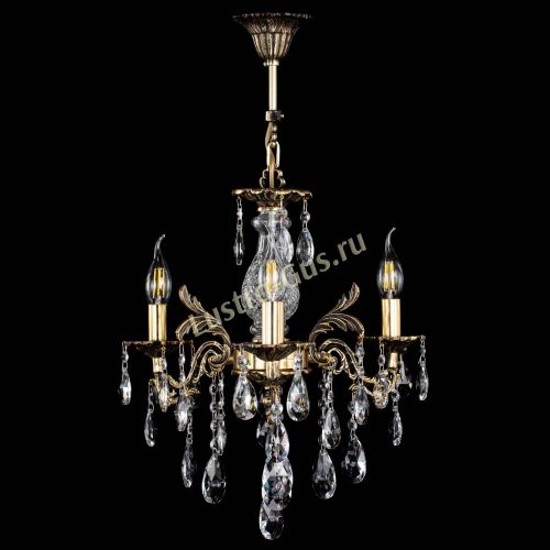 Люстра бронзовая Алфея №3/2 Журавлик в Кирове Гусь Хрустальный