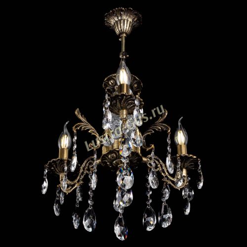 Люстра бронзовая Алфея №3/2 Журавлик в Кирове Гусь Хрустальный