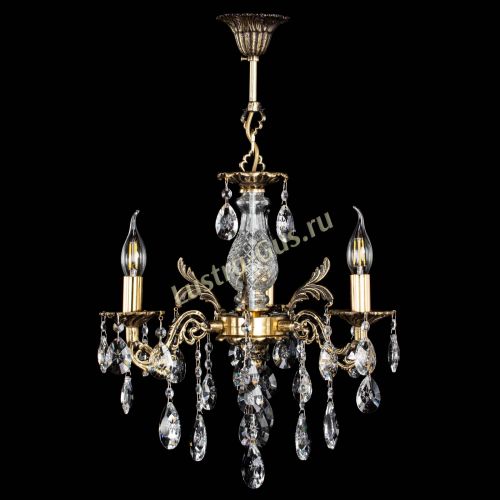 Люстра бронзовая Алфея №3/2 Звездочка в Кирове Гусь Хрустальный