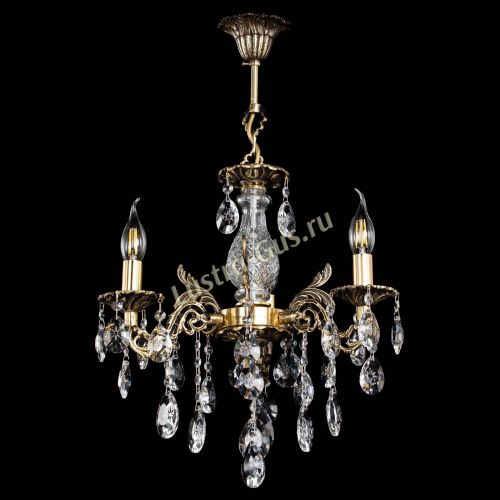 Люстра бронзовая Алфея №3/2 Звездочка в Кирове Гусь Хрустальный