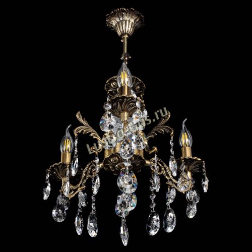 Люстра бронзовая Алфея №3/2 Звездочка в Кирове Гусь Хрустальный