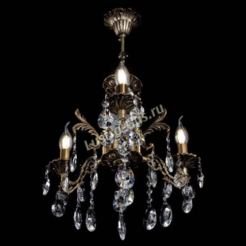 Люстра бронзовая Алфея №3/2 Звездочка в Кирове Гусь Хрустальный