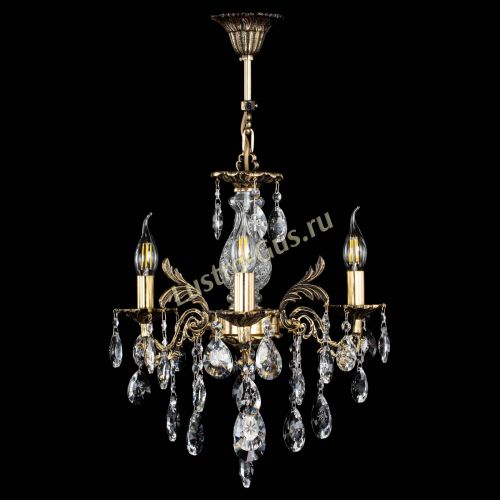 Люстра бронзовая Алфея №3/2 Звездочка в Кирове Гусь Хрустальный